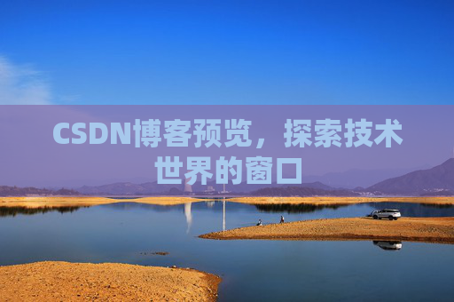 CSDN博客预览,探索技术世界的窗口